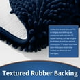 LBRO2M NonSlip Bathroom Rugs, Luxury Chenille Soft Absorbent Bath Mats