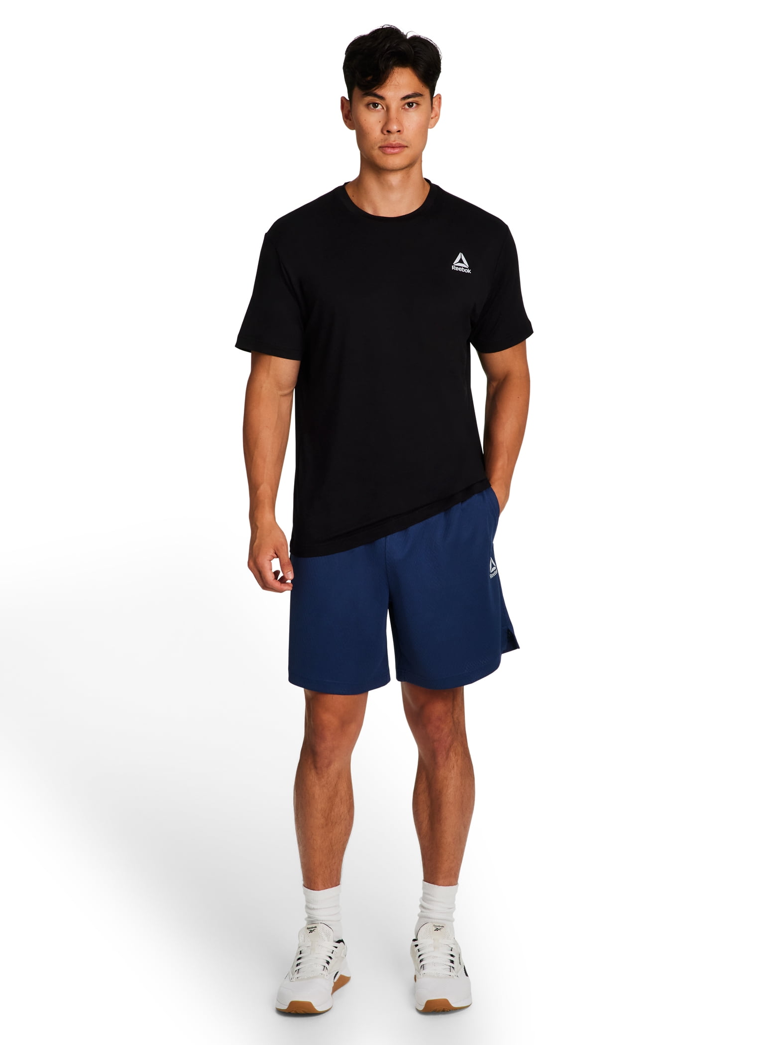 Reebok Men's & Big Men's Dash Rice Hole Mesh Gym Shorts, 7" Inseam, Sizes XS-5XL
