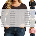 thumbnail image 4 of FAHUOMU Women's Plus Size Top Long Sleeve Button Up Crewneck Waffle Shirts Fall Fashion Lightweight Clothes, 4 of 7