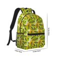 thumbnail image 2 of Uemuo Autumn Harvest Cartoon Corn Printed Student Durable Water-resistant Backpack,Travel Backpack,Outdoor Activities Backpack, Laptop Backpack, Multi-compartment Backpack, 2 of 5