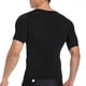 thumbnail image 4 of Camiseta para Caballero Compraymas Slim Fit talla XXL color negro con manga corta, 4 of 5