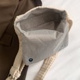 thumbnail image 2 of Bolso Mano Femenino Correa Ajustable Flip Tela Elegante para El, 2 of 9