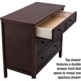 thumbnail image 3 of Delta Children Epic 3-Drawer Dresser, Chocolate, 3 of 7