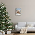 thumbnail image 2 of Stupell Industries Ponies & Dogs Winter Farm Scene Holiday Painting Gallery Wrapped Canvas Print Wall Art, 2 of 5
