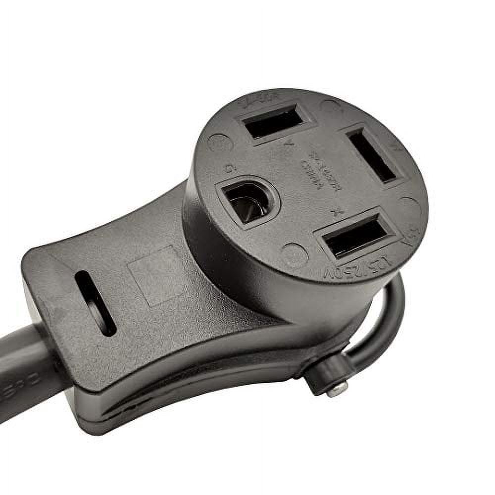 Parkworld 61827 Adapter Cord 4 Prong Plug Generator L14-30P to 14-60R Welder Receptacle, NEMA L14-30 Generator Male to NEMA 14-60R Welding Female, 30A, 125V/250V 1.5FT