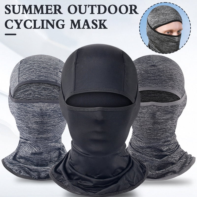 Unisex Elastic Cycling Face Mask Ice Silk Sports Face UV Protection Hood Comfortable Sunscreen Headgears For Outdoor Hiking