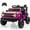 Pink, variant on 12V Ford Bronco Kids Ride on Cars with Parental Remote, Toddler Electric Ride on Toys Battery Powered with Soft Start, Kids Riding Toys with Headlights/Music/Bluetooth for Boys Girls Aged 3+, Black