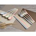 thumbnail image 2 of 6PCS/Set Eco-friendly Wheat Straw Tableware Set Unbreakable Children Dinnerware Set Comes with Plate Bowl Cup Spoon Fork and Chopsticks (Red), 2 of 8