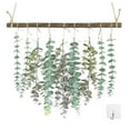 thumbnail image 2 of Verdor de eucalitto Artificial Decoración de Pared Colgante Vides Plantas de Pared Palo de Granja Boho Decoración de Pared Sala de Esta 17x12 pulgadas BLESIY Pared colgante verde, 2 of 8
