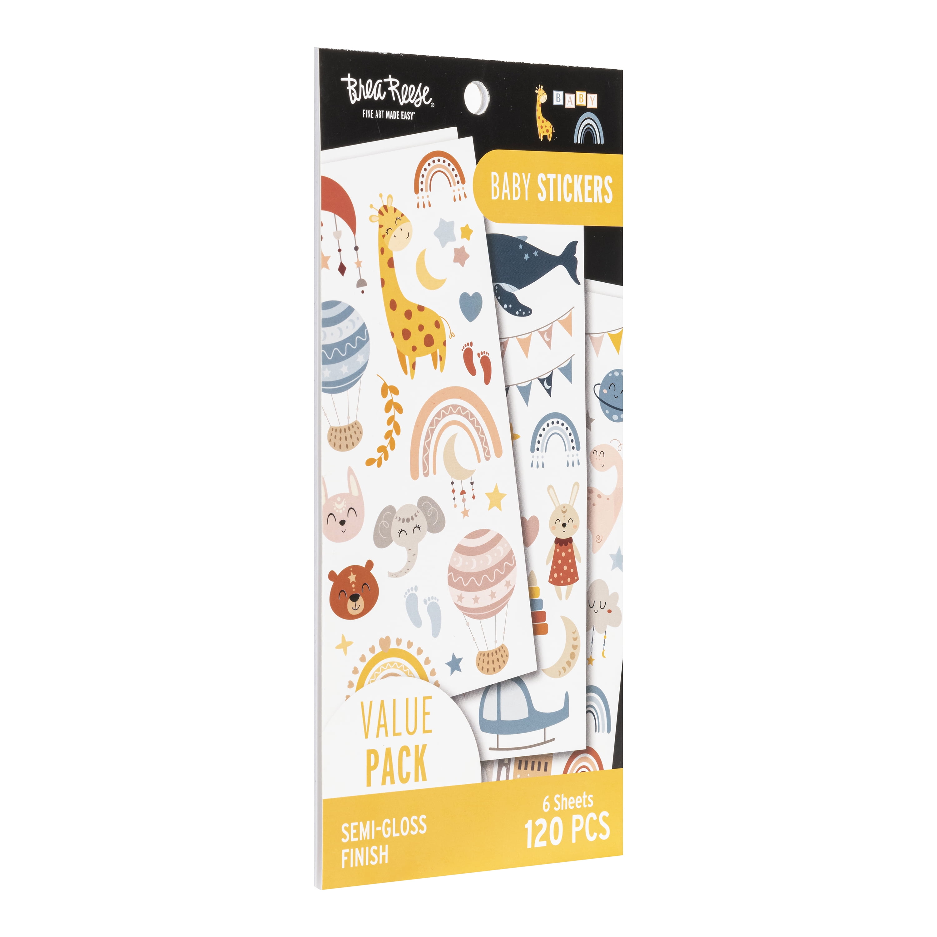 (2 pack) Brea Reese® Sticker Pack - Baby Celebration