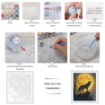 thumbnail image 3 of Paint by Numbers Kit for Adults, Wolf Howling Full Moon Night Scene Paint by Numbers, Easy Paint by Numbers Kit for Adults Beginner, DIY Adult Paint by Number Kits on Canvas, Home Decor, 3 of 7