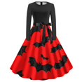 thumbnail image 1 of Dress for Women,Long Sleeve Dress for Women,Womens Fashion Casual Printing Long Sleeve Round-Neck Dress,Long Sleeve Dress,Casual Dress for Women, 1 of 3