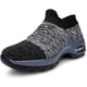 thumbnail image 2 of TANTOO Calzado de Caminata para Mujer sin Cordones y Zapatillas de Tenis para Mujer Ligeras cómodas de Malla plata 22.5 cm plata 22.5 cm Xishao ropa, 2 of 2
