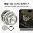 thumbnail image 4 of Oil Filter Housing Cap Assembly Fit for Toyota 4Runner Camry RAV4 Sienna Lexus ES300h ES350 Replace#: 15620-31060 15643-31050, 4 of 7