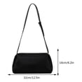 thumbnail image 3 of Bolso informal para mujer, Bolso plisado de cuero PU, Bolso informal para mujer al aire libre (negro), 3 of 8