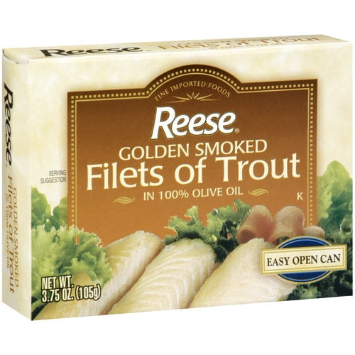 Reese Golden Smoked Filets of Trout, 3.75 oz by World Finer Foods