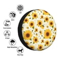thumbnail image 4 of Naloa European-style Pattern Sunflower A PVC Leather Spare Tire Wheel Cover for Car Truck SUV Camper Trailer Universal Fit many size14 inch, 4 of 6