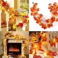 thumbnail image 6 of Pretty Comy LED Maple Leaf Light String Maple Leaf Light String Room Decoration Light Holiday Colored Light String Warm Light HOT Orange, 6 of 6