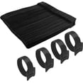 thumbnail image 1 of 120 bridas de velcro para cables de 12 x 150 mm (juego negro), bridas de nailon reutilizables, bridas de velcro para cables, cables de PC, cables eléctricos, 1 of 5