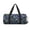 Magic Toads In Hats, variant on Magical Mushrooms and Flowers print Round Travel Duffel Bag is a foldable gym bag with an inner pocket, perfect for travel sports