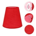 thumbnail image 6 of Phlegsive Red Fabric Lampshade for Table/Chandelier/Wall/Floor/Pendant Lights, 6 of 6