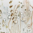 thumbnail image 6 of Rustic Boho Leaves Shower Curtain - Watercolor Tan Cream Pampas Grass, Vintage Beige Botanical Flower on Wooden Plank Fabric, 72x72 Inch, Perfect for Chic Farmhouse Floral Bath Decor, 6 of 6