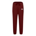 thumbnail image 4 of mihongmao Sweatsuits Men 2 Piece Outfit Men Casual Pullover Hooded Sports Print Long Sleeve Trousers Two-Piece Elastic Waist Tracksuit Wine XL, 4 of 5