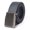 Dark Gray, variant on Canvas Web Belt | Cut to Fit Up to 52" | Flip-Top Matte Silver Nickel Buckle (Dark Gray Black )