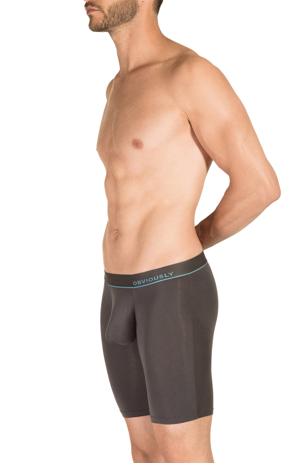 Titanium Grey Obviously Mens PrimeMan AnatoMAX Brief