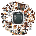 thumbnail image 4 of Cartoon Coffee Theme Stickers, Waterproof Coffee Theme Sticker for Water Bottle Laptop Phone Cases Planner Skateboard Luggage Helmet Party Favor Decor, Ideal for Adults Teens Teacher Rewards, 4 of 9