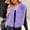 Purple, variant on Ayolanni Women's Faux Fur Vest Sleeveless Solid Open Front Jackets Warm Winter Cropped Outerwear with Pockets Beige L