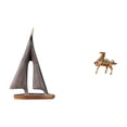 thumbnail image 1 of Escultura de velero,Estatua de velero,decoración de barco de vela,velero,Figura decorativa de resina con forma de velero,Figura de caballo,Adorno de caballo,escultura animal,decoración de, 1 of 7