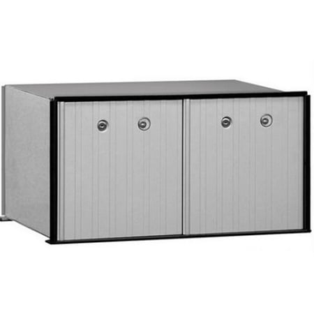 - 2 Doors Aluminum Parcel Locker USPS Access