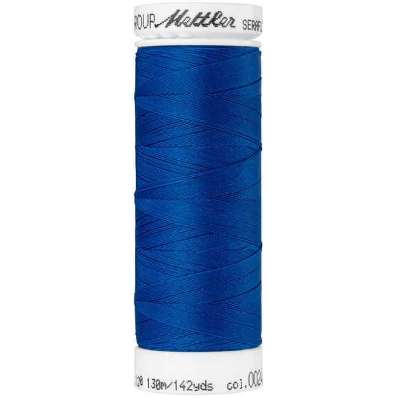 Mettler Seraflex Élastique Thread 50Wt 142Yd-Colonial Bleu