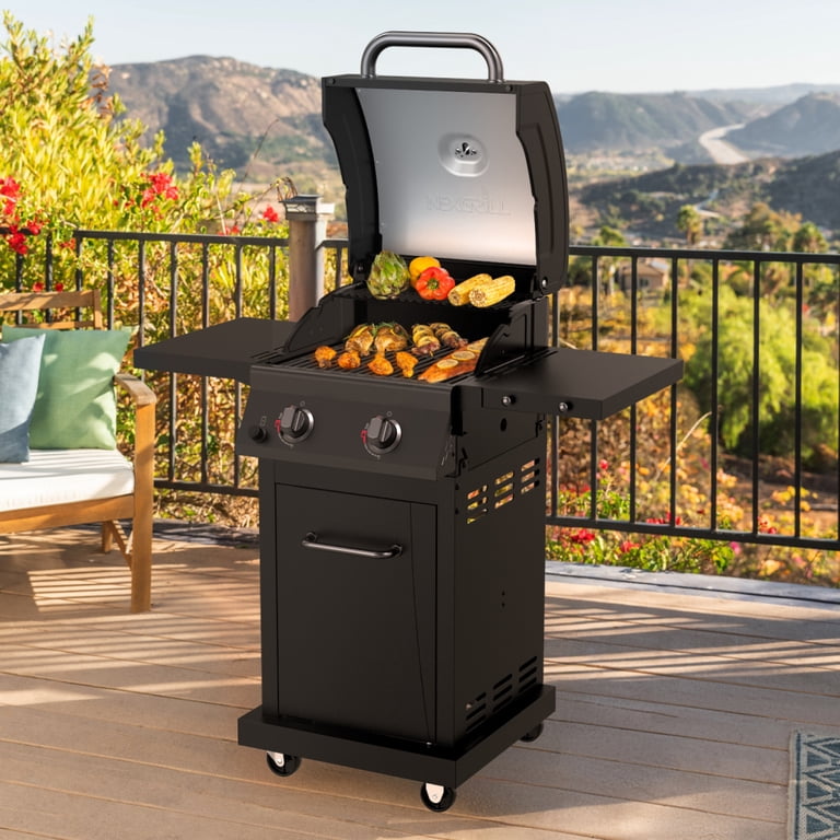 Nexgrill Deluxe バーベキューコンロ Nexgrill Deluxe 2-Burner Gas Grill with 401 SQ In Grate, 28000
