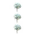 thumbnail image 2 of Advancent Rama de hortensia artificial de seda falsa para el hogar, decoración de de plantas, fondo de , flores de pared, fiesta, boda, azul Type1 NO1, 2 of 6