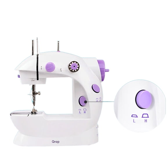 Qrap Sewing machinery, Lightweight & Portable Sewing Machine with Accessory Kit & Foot Pedal