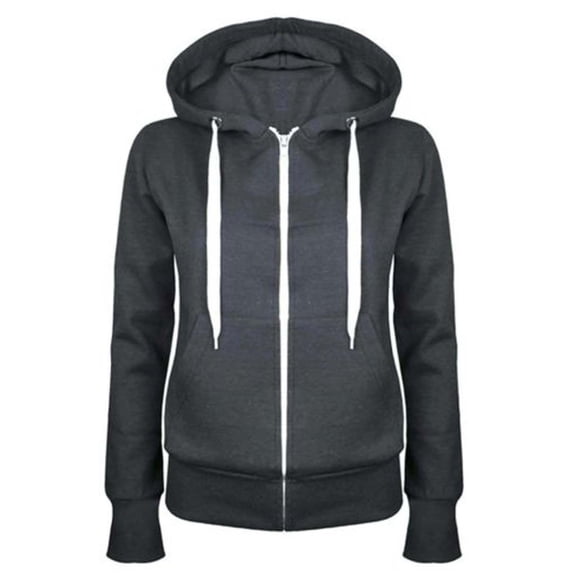 Women's Fleece Zip Up Hoodie Long Sleeve Active Sweatshirt Jacket Plus Size Athletic Slim Fit Fall Outfits