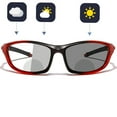 thumbnail image 2 of Transition Photochromic Bifocal Reading Glasses Men Sports Cycling Square Sunglasses Readers Fashion Anti UV Ray Wrap Around Design Safety Glasses, 2 of 6