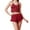 Womens Pajamas Red, variant on ylioge Womens Pajama Sets 2 Piece Loungewear Outfits Ladies Trendy Solid Color Lightweight Sleeveless Tank Tops Wide Leg Shorts Sleepwear Pajamas Set