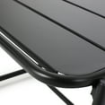 thumbnail image 3 of GDF Studio Crowningshield Outdoor Iron Side Table, Matte Black, 3 of 6