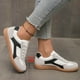 thumbnail image 5 of Zapatillas deportivas para mujer: cómodas zapatillas con cordones y espuma viscoelástica, ligeras de piel vegana, zapatillas de moda para mujer para todo el día (2025), 5 of 8