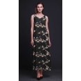 thumbnail image 2 of Bimba Robe Longue Maxi Imprimée à Bretelles Spaghetti Ajustables en Rayonne pour Femmes Boho-Xsmall, 2 of 5