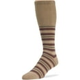 thumbnail image 5 of 7BigStars Kingdom Men's Diabetic Seamless Cotton Mid Calf Socks - 5 Pack XLarge - Argyle, Stripe, Geometric Pattern - Sock Size 13-15 Shoe Size 12-15 XL Khaki, Brown, 5 of 10