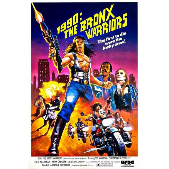 1990: The Bronx Warriors Movie Poster Print (27 x 40)