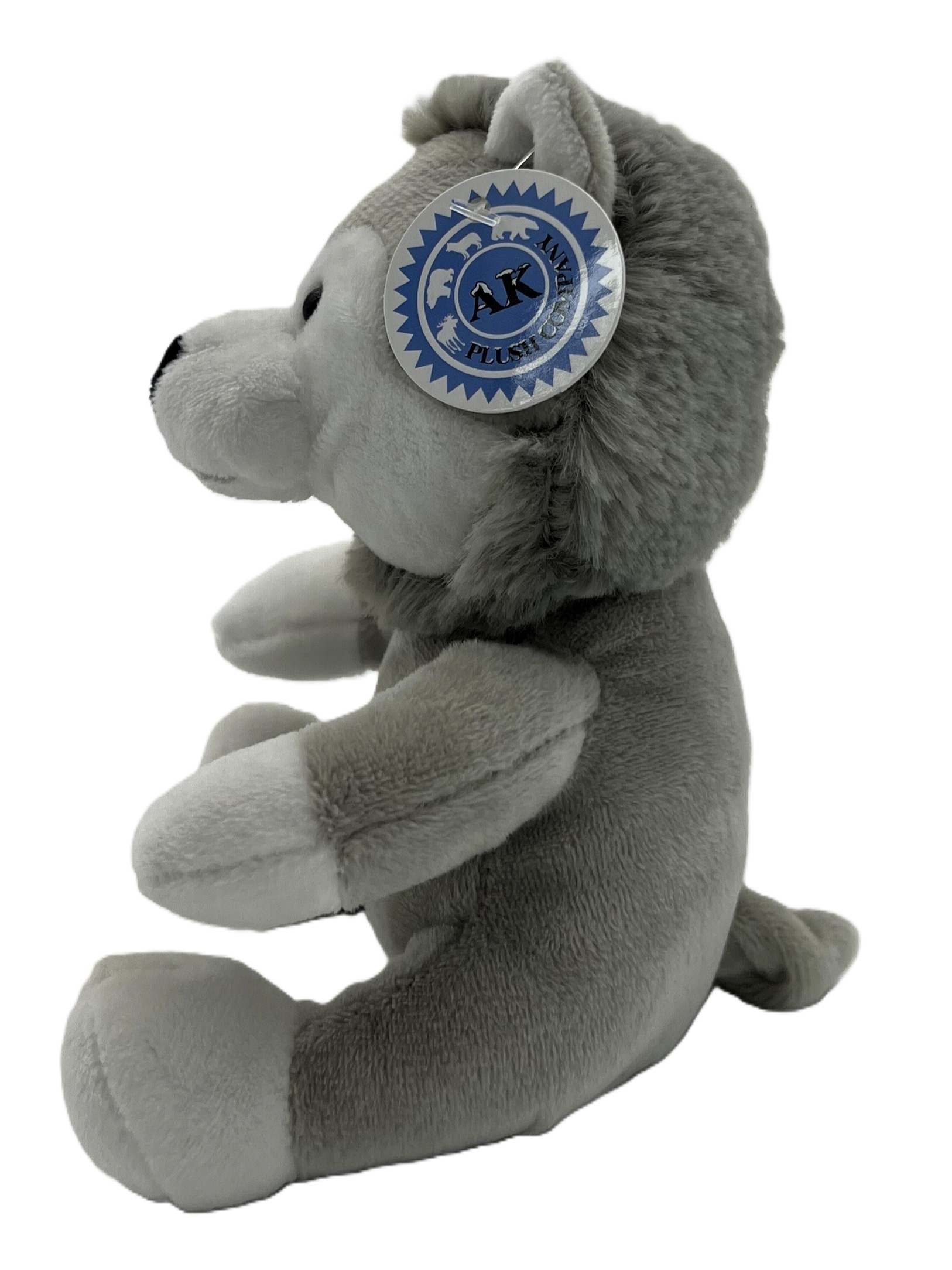 Alaskagift Ak Wolf 6 Inch Plush
