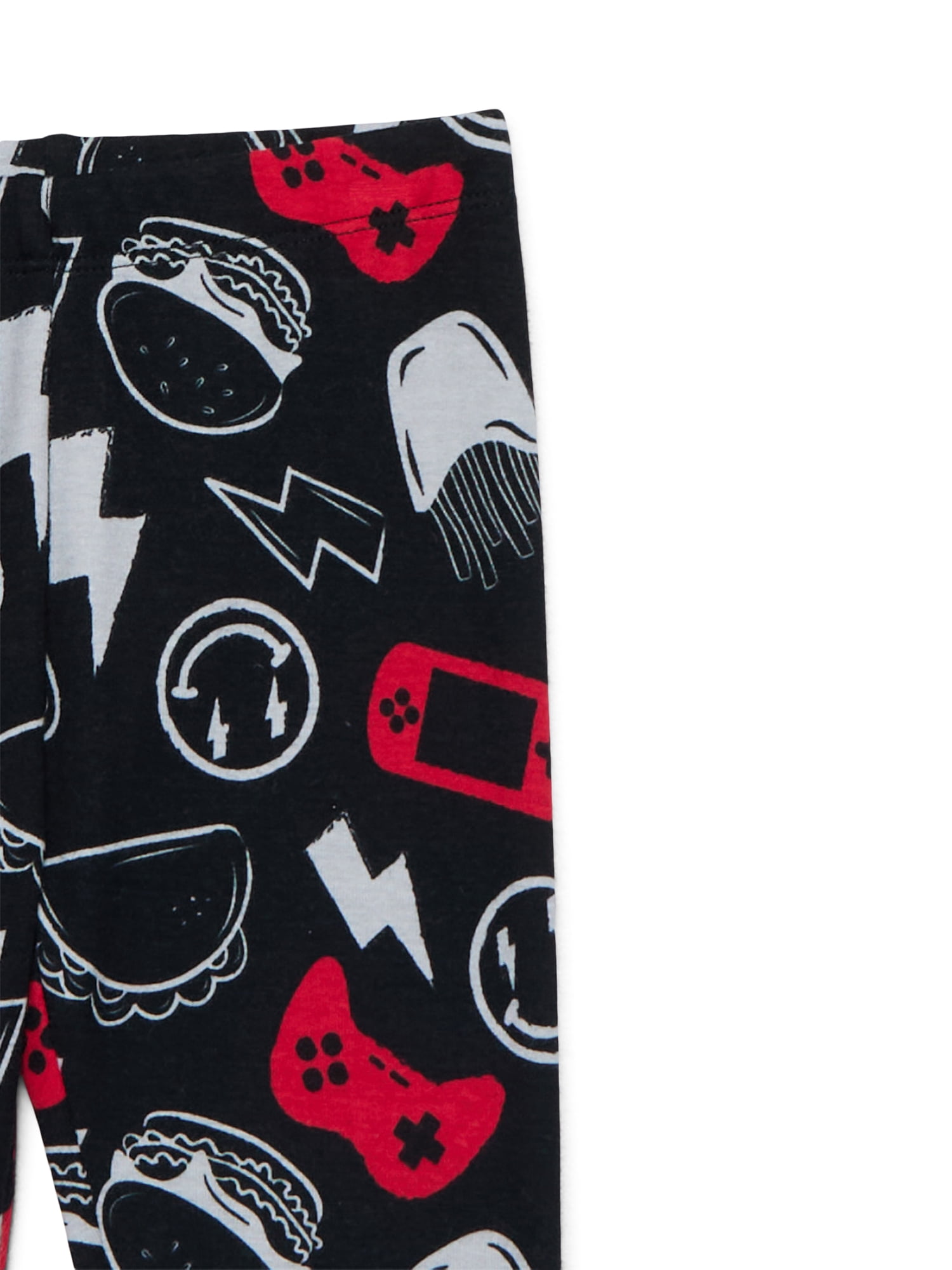 Way to Celebrate Boys Cotton Snug-Fit Top and Pants Snug Fit Pajama Set, 2-Piece, Sizes 4-10