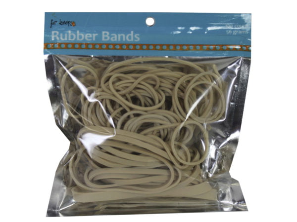 4 x 454g Pack Essentials Assorted Size Rubber Bands 
