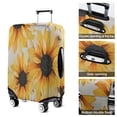 thumbnail image 5 of White Sunflower Pattern Luggage Cover Fashion Suitcase Cover Baggage Covers Fit 25-28 Inch Luggage (Go Travel), 5 of 5