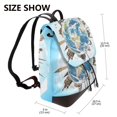 thumbnail image 2 of Yiaed World Travel Print Laptop Backpack for Women Slim Computer Bag Work Travel College Backpack Purse Fits 14 Inch Notebook, 2 of 4